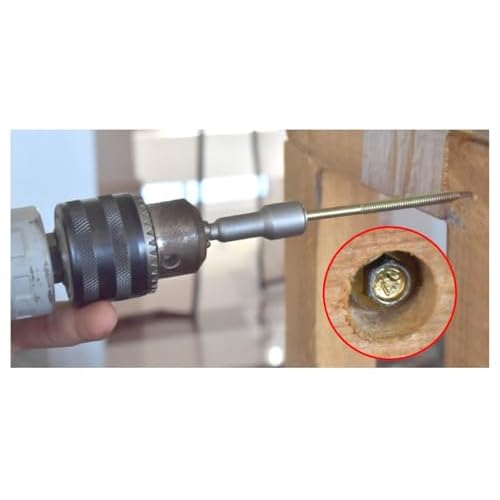 10 PCS 5/16 Nut Driver, Ultra Magnetic Nut Driver Set for Impact Drill, Standard British 5/16 Impact Driver Bits, 2.5 Inches (65mm),1/4 Inch Shank