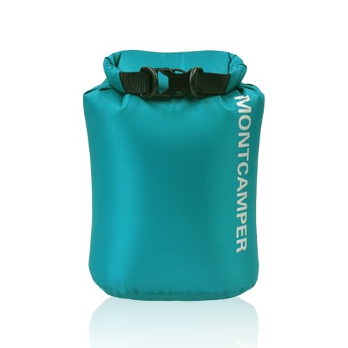 3L Waterproof Dry Bag - Lightweight Roll Top Dry Sack - Turquoise Blue
