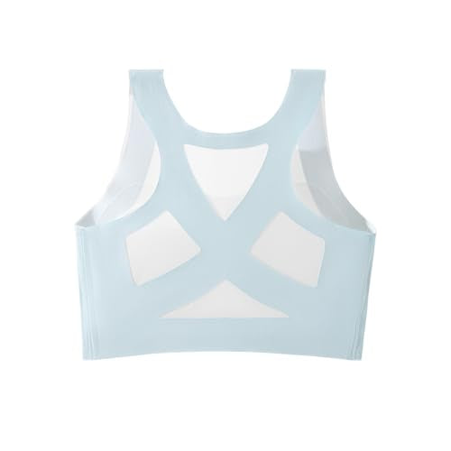 Girls Training Bra - Racerback Seamless Comfort Bra 3pcs, 12-14 Years Color Block