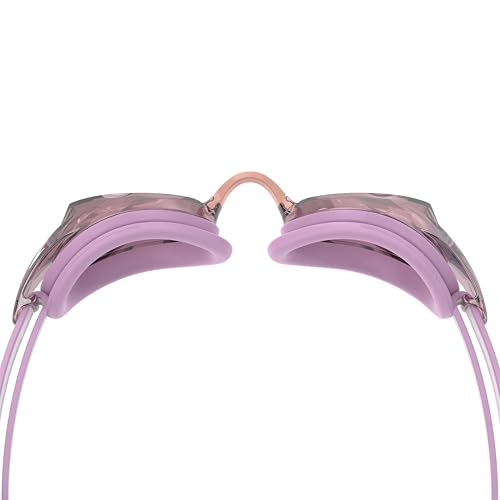 Speedo Women’s Vanquisher 3.0 Mirrored Swim Goggles - Blue/Gray, Anti-Fog UV Protection