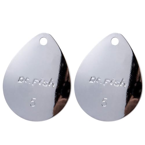 30 Pack Silver Colorado Spinner Blades for Lure Making