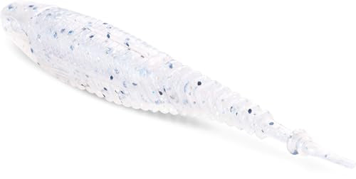 Rapala CrushCity Freeloader Soft Plastic Swimbait - Natural Minnow Profile, Blue Pearl, 4-1/4"