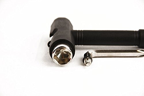 Skateboard T-Tool - All-in-One Repair Tool with 3 Nut Drivers