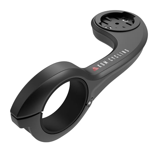 KOM Cycling Quick Release Bike Computer & GoPro Mount Kit for Garmin Wahoo - Black