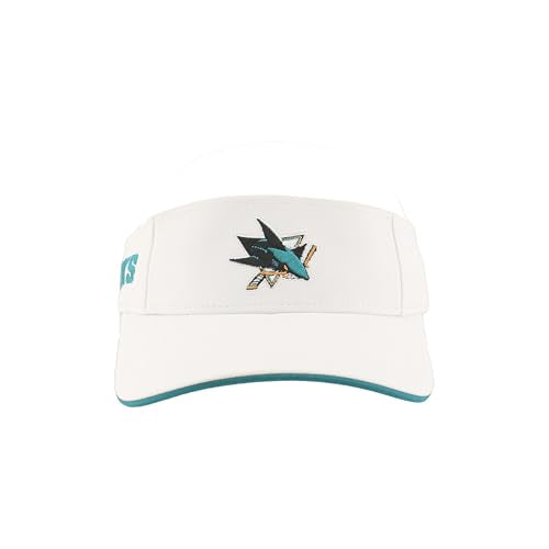 San Jose Sharks Visor - Officially Licensed NHL Impact White