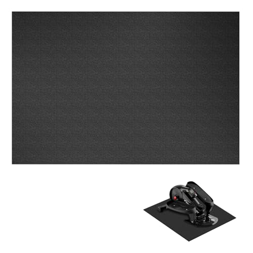 Wiojtry Non-Slip Exercise Mat for Under Desk Elliptical & Mini Steppers