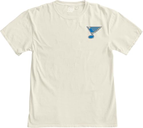 St. Louis Blues NHL Unisex T-Shirt Ivory Medium Officially Licensed