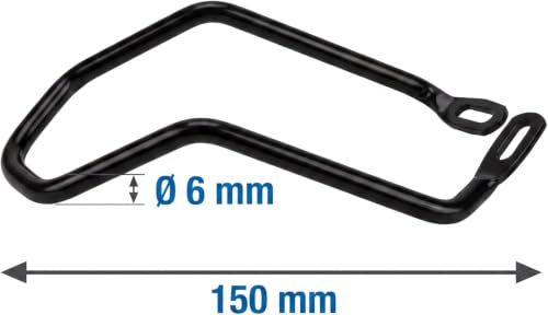 Steel Bicycle Rear Derailleur Protector - 150mm Guard for Mountain & Road Bikes