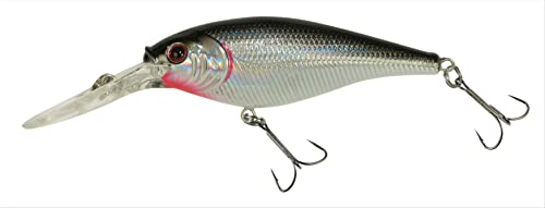 Flicker Shad Fishing Lure - Black Silver, 2 3/4in - 5/16 oz