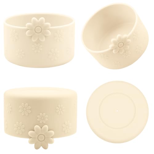 Flower Silicone Protective Boot for Stanley Cup - Cream
