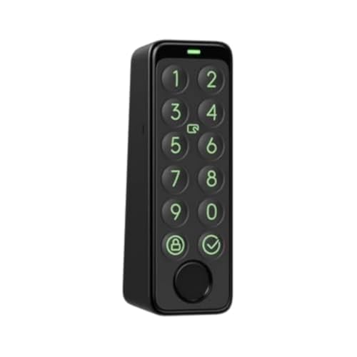 SwitchBot Smart Keypad Touch for SwitchBot Lock, Fingerprint Keyless Home Entry, IP65 Waterproof, Supports Virtual Passwords for Home Security(Only Works for SwicthBot)