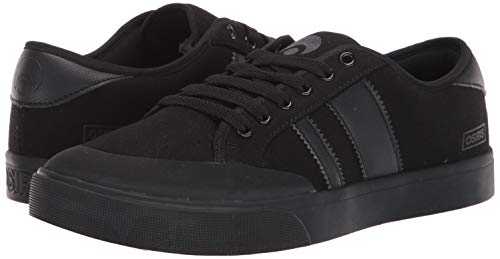 Osiris Men's Kort VLC Skate Shoe, Black/Black, 8.5 M US