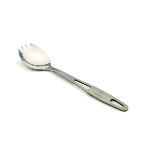 Ultralight Titanium Spork - Silver Finish