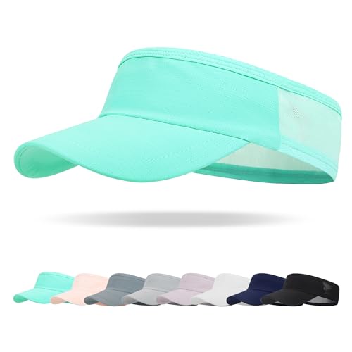 Cooling Sun Visor Cap - Lightweight & Packable - Aqua