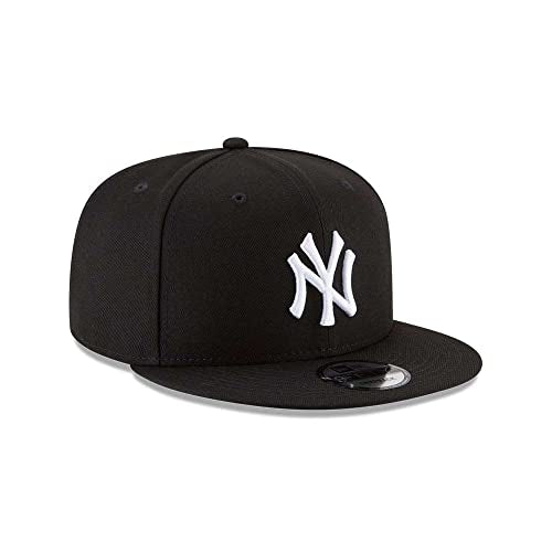 9FIFTY Snapback Cap - Black & White with Team Logo