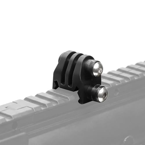 Picatinny Rail Mount Adapter for GoPro Action Camera - Black