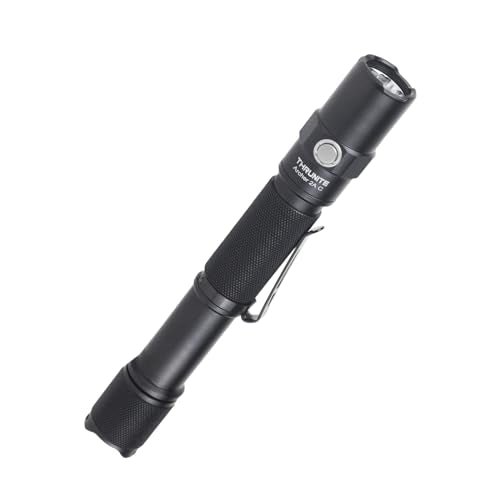 ThruNite Archer 2A C Flashlight, 2AA EDC Tactical Dual Mode Flashlight Rechargeable, 1018 High Lumens Pocket LED Flash Light for Emergency, Camping, Home - Cool White