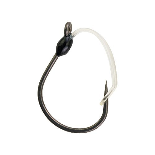 Weedless Wide Gap Fishing Hooks - Fluorocarbon Guard, Size 3/0 to #1