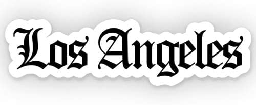 California LA Sticker Decal - 2 Pack, 6 Inches, Vinyl
