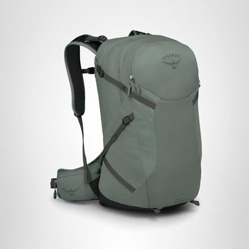 Osprey Sportlite 25L Lightweight Hiking Backpack for Men and Women, Pine Leaf Green, S/M