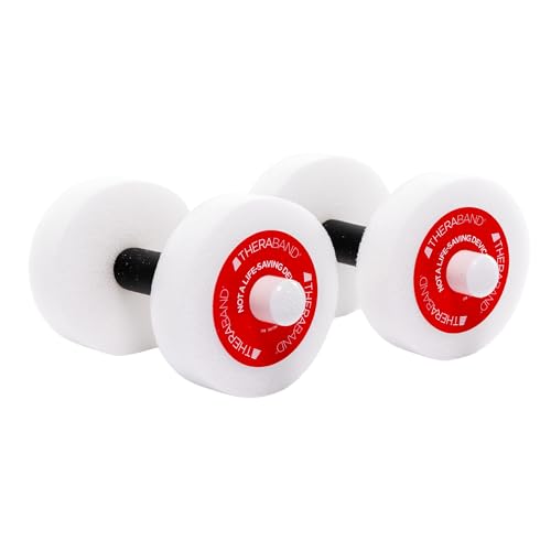 Water Dumbbells for Aquatic Fitness - Light Resistance Red