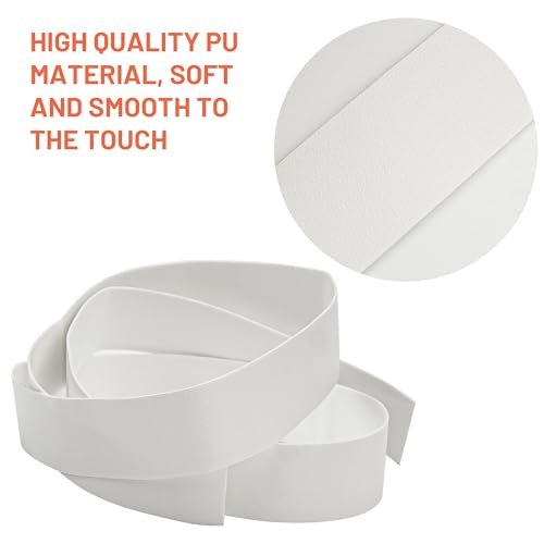 Pickleball Paddle Edge Guard Tape - White Protective Strap