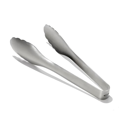 OXO Steel Serving Tongs - Kitchen Utensils for Tossing, Serving & Salads