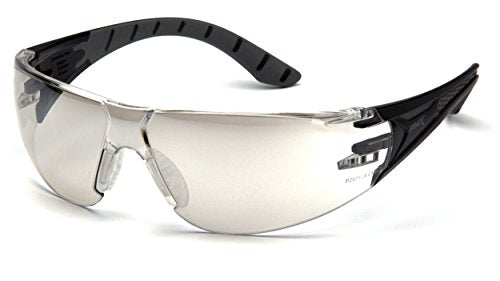 Endeavor Plus Safety Glasses with Foam Padding - Black/Grey, Indoor/Outdoor