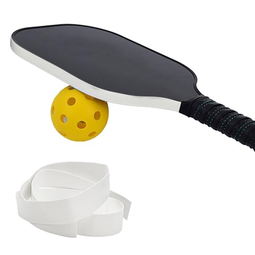 Pickleball Paddle Edge Guard Tape - White Protective Strap