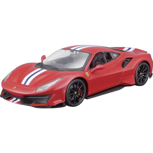 Ferrari 488 Pista Diecast Model Car - 1:24 Scale Red
