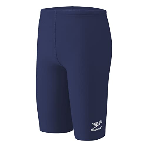 Speedo Boy's Jammer Swimsuit Endurance+ Solid Youth Team Navy 26