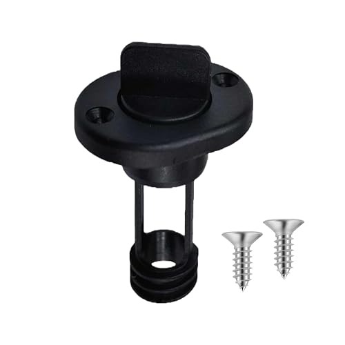 Marine Transom Drain Plug - 1-Inch Screw-Type with Rubber O-Ring