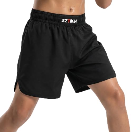 Kids Boxing MMA Fight Shorts for Training & Grappling | ZZTIKIN