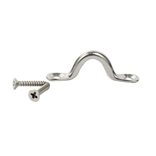 Stainless Steel Bimini Boat Top Pad Eye - Pack of 8 for Kayaks & Canoes