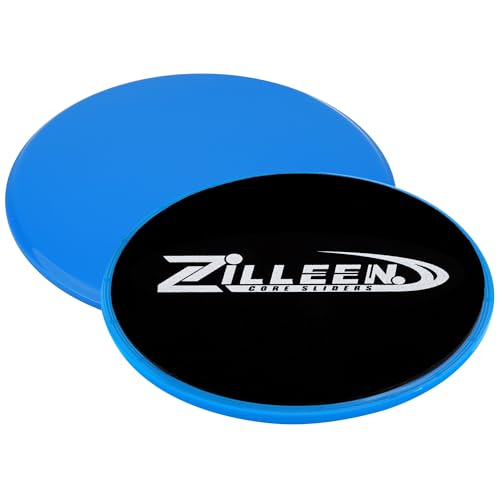 Exercise Sliders for Pilates & Yoga - Blue Fitness Discs (2pcs)