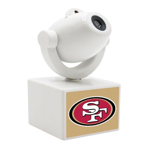 San Francisco 49ers LED Mini Spotlight Projector - Adjustable & Portable