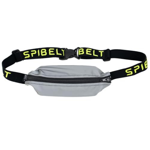 SPIbelt Reflective Running Belt for Women & Men with Black Zipper – Adjustable Phone Waist Pack