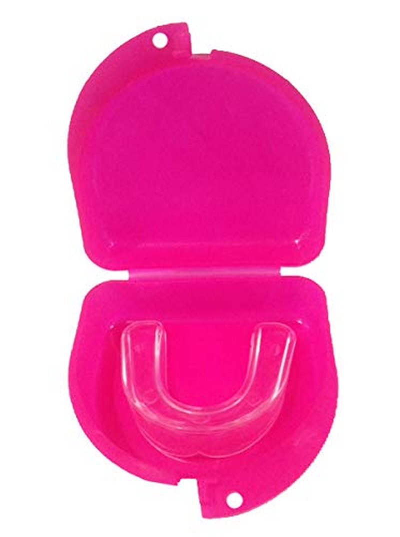 Zumoe Lacrosse Mouthguard Case Retainer Case - Lacrosse Sticks (Pink)