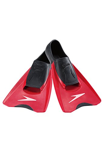 Speedo Switchblade Training Fin for Adults - Medium, Black/Red