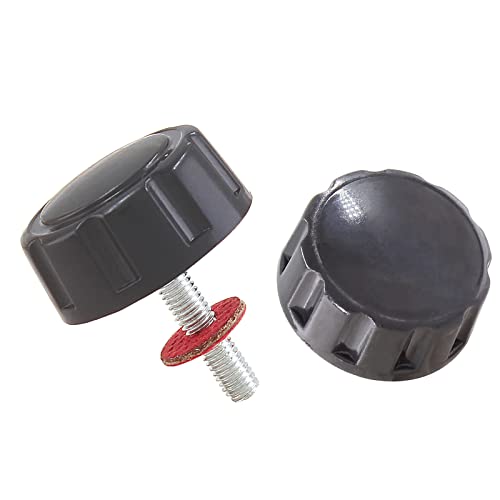 Universal Fishing Reel Handle Screw Caps - Durable Replacement Parts, 5 Pack