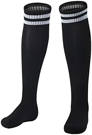 2 Pairs Soccer Shin Guards & 2 Pairs Socks for Adults & Kids Large Size – Protective Gear