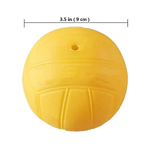 Aolowewin Water Polo Replacement Balls 8-Pack with Pump, Deep Groove Rubber, Size 3.5 inch - Listing 8