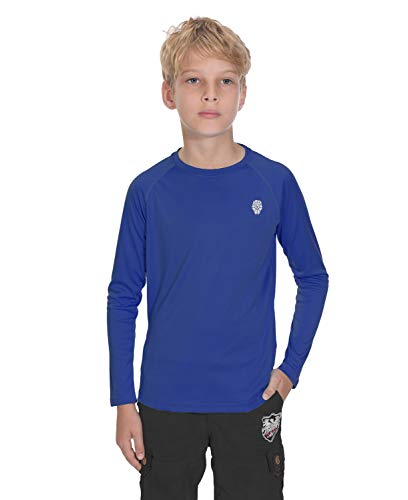 Youth Boys SPF 50+ Sun Protection Rashguard Shirt - Small Royal Blue