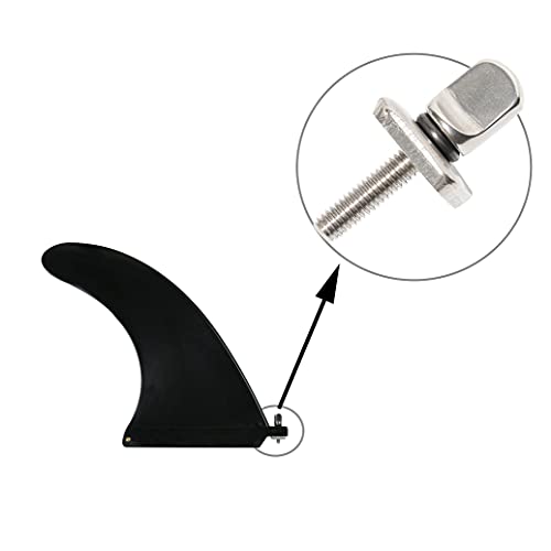 No Tool Stainless Steel Fin Screws for Longboard & SUP - 3 Pack