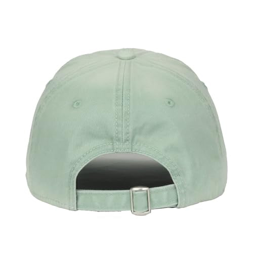 Outdoor Cap Embroidered Floral Rose Dad Hat - Mint Green, Adjustable