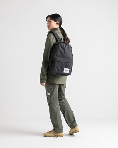 Classic Black Backpack - 30L Sustainable Design with Laptop Compartment
