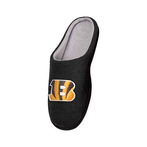 Men's NFL Team Logo Memory Foam Slide Slippers - Comfortable Casual Footwear