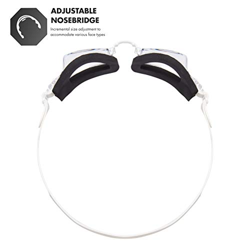 TYR Adult Team Sprint Performance Swim Goggles - Clear Lens