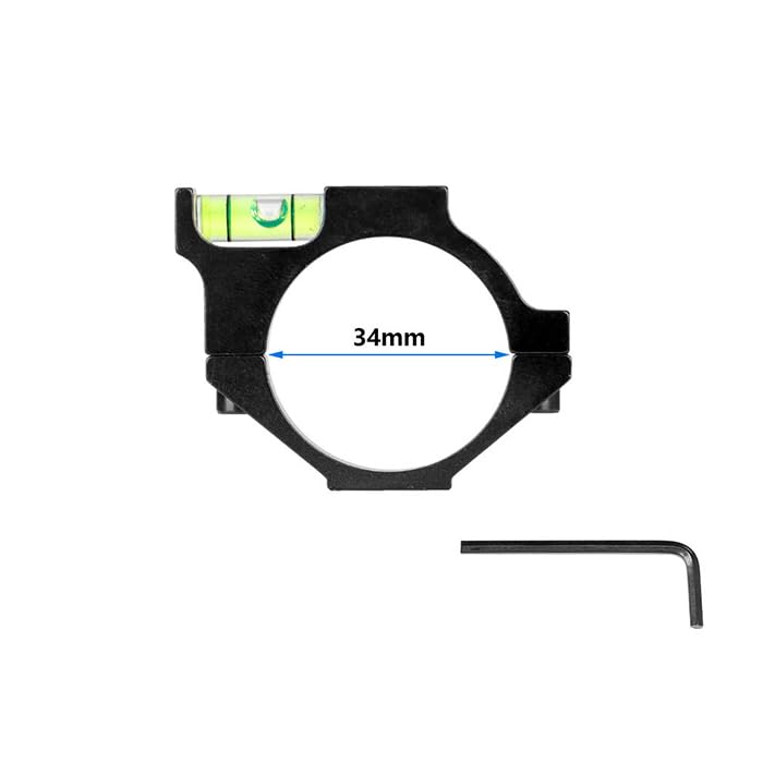 34mm Aluminum Alloy Rifle Scope Level Gauge - Bubble Level