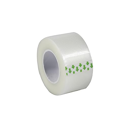 Clear Medical Tape 1 in x 10 yd - 6 Pack, Transparent Adhesive for Sensitive Skin